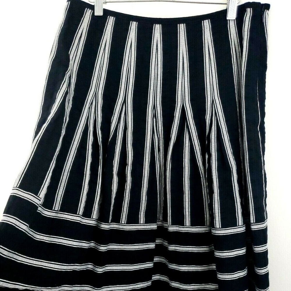 Talbots Fit & Flare Pleated Skirt